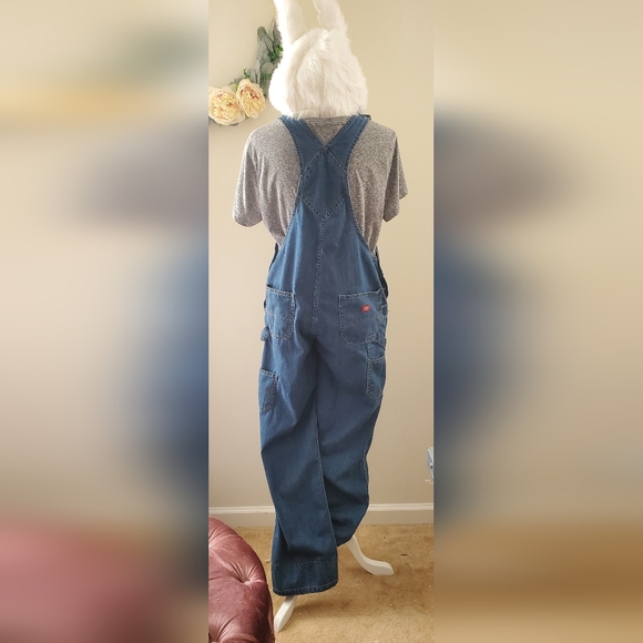 Women’s Dickies Blue Overalls M - Picture 6 of 11